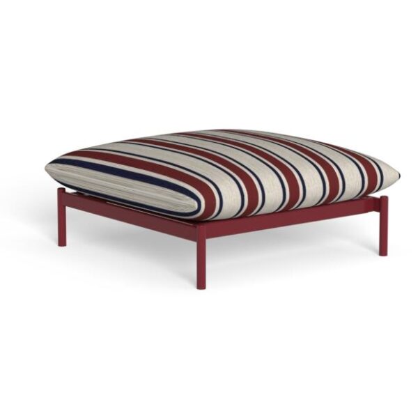 "Elegant Wave Pouf by TalentiSpa for patios, poolside areas, and garden lounges."