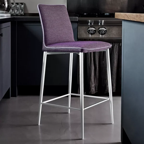 Nata Footstool by Bontempi luxury Italian footstool in Royal Oak, Michigan showroom