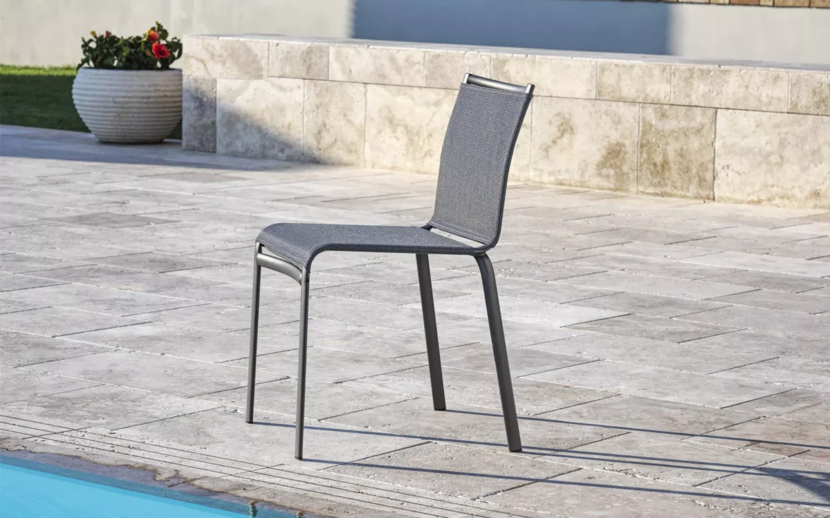 Net Outdoor by Bontempi in stylish garden dining area