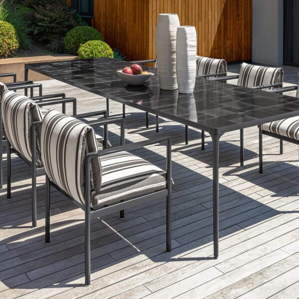 Nalu Dining Table 309×107 by Talenti – expansive outdoor table with sleek rectangular design and clean lines