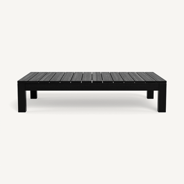 “Pacific Teak Coffee Table by Harbour – modern outdoor coffee table crafted from solid natural teak wood”