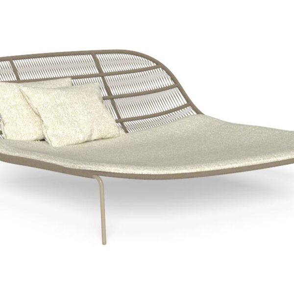 Modern Panama Daybed by Ludovica + Roberto Palomba for Talentispa, high-end Italian outdoor furniture for Royal Oak, Michigan.