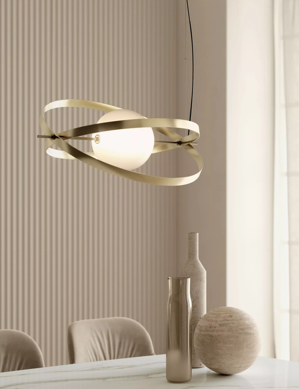Papillon by Bontempi luxury Italian dining chair in Troy, Michigan showroom