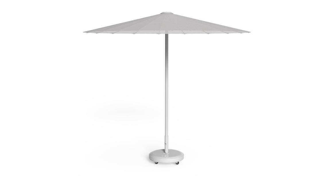 Luxury contemporary Ermes Parasol by Talentispa, high-end Italian outdoor sun umbrella for Birmingham, Michigan.