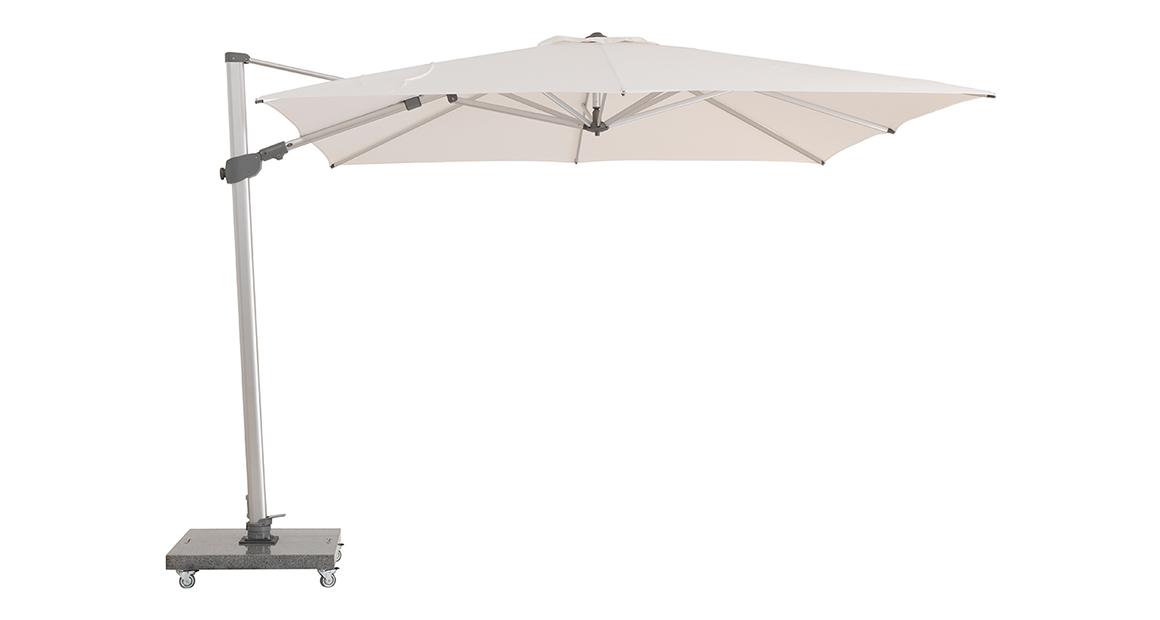 Luxury contemporary Parasol Venus by Nicola De Pellegrini for Talentispa, high-end Italian outdoor sun umbrella for Birmingham, Michigan.