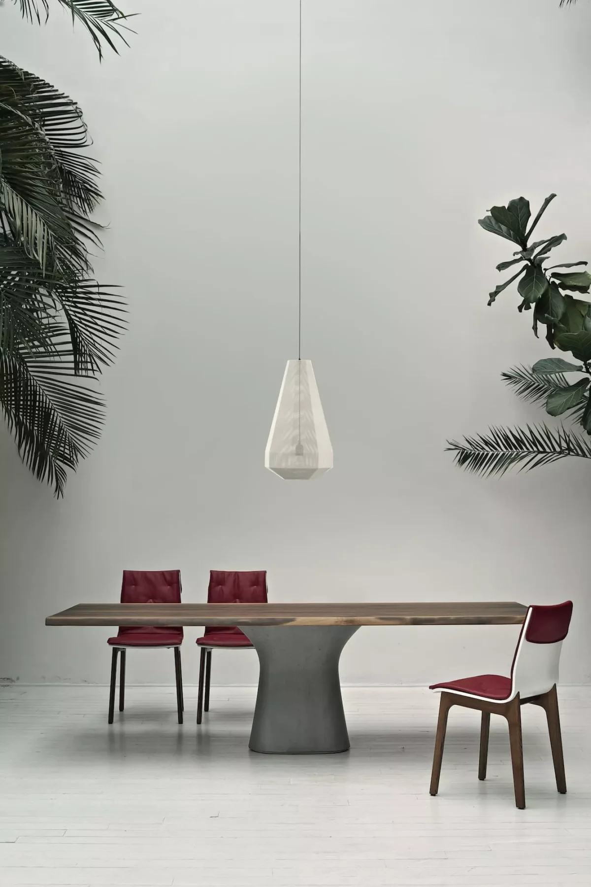 Pandora by Bontempi luxury Italian lounge chair in Birmingham, Michigan showroom