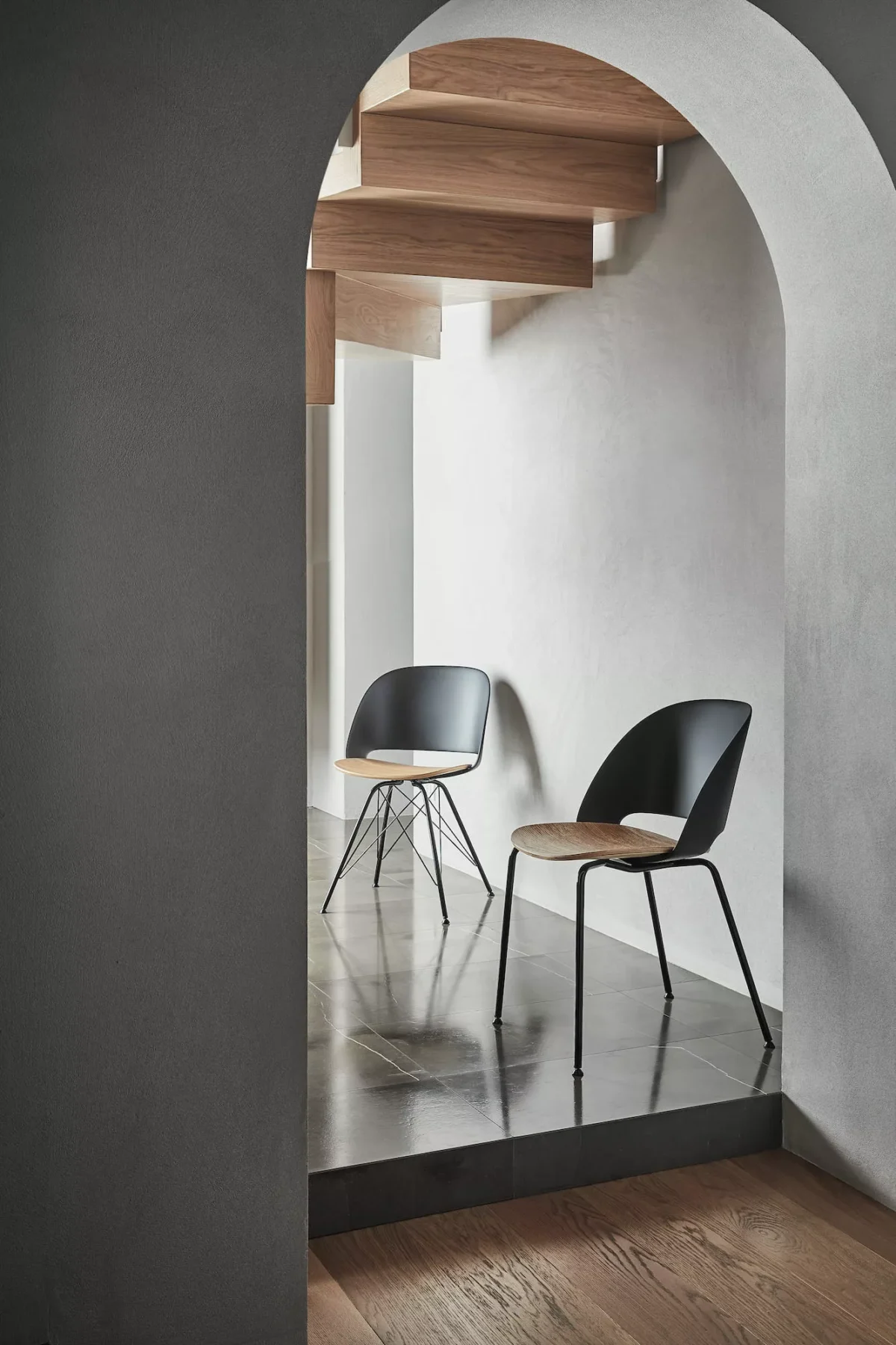Polo Footstool by Bontempi in Royal Oak, MI featuring a sleek metal frame and upholstered seat in premium fabric.