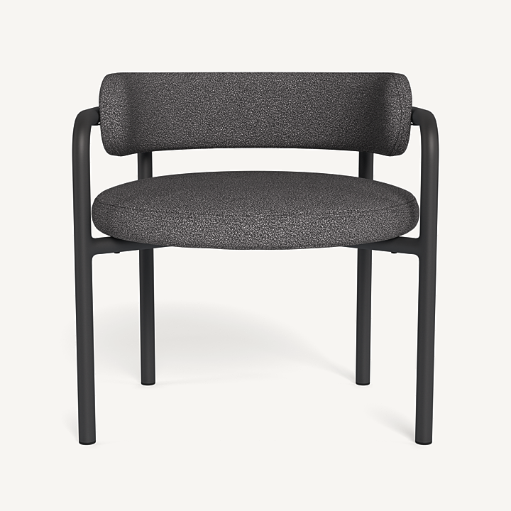 βPorto Aluminum Club Chair by Harbour β modern outdoor lounge chair with sleek powder-coated frameβ