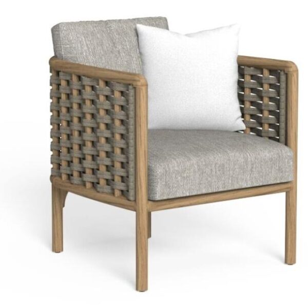 "Contemporary Prichi Armchair by TalentiSpa with luxurious finish and ergonomic support."