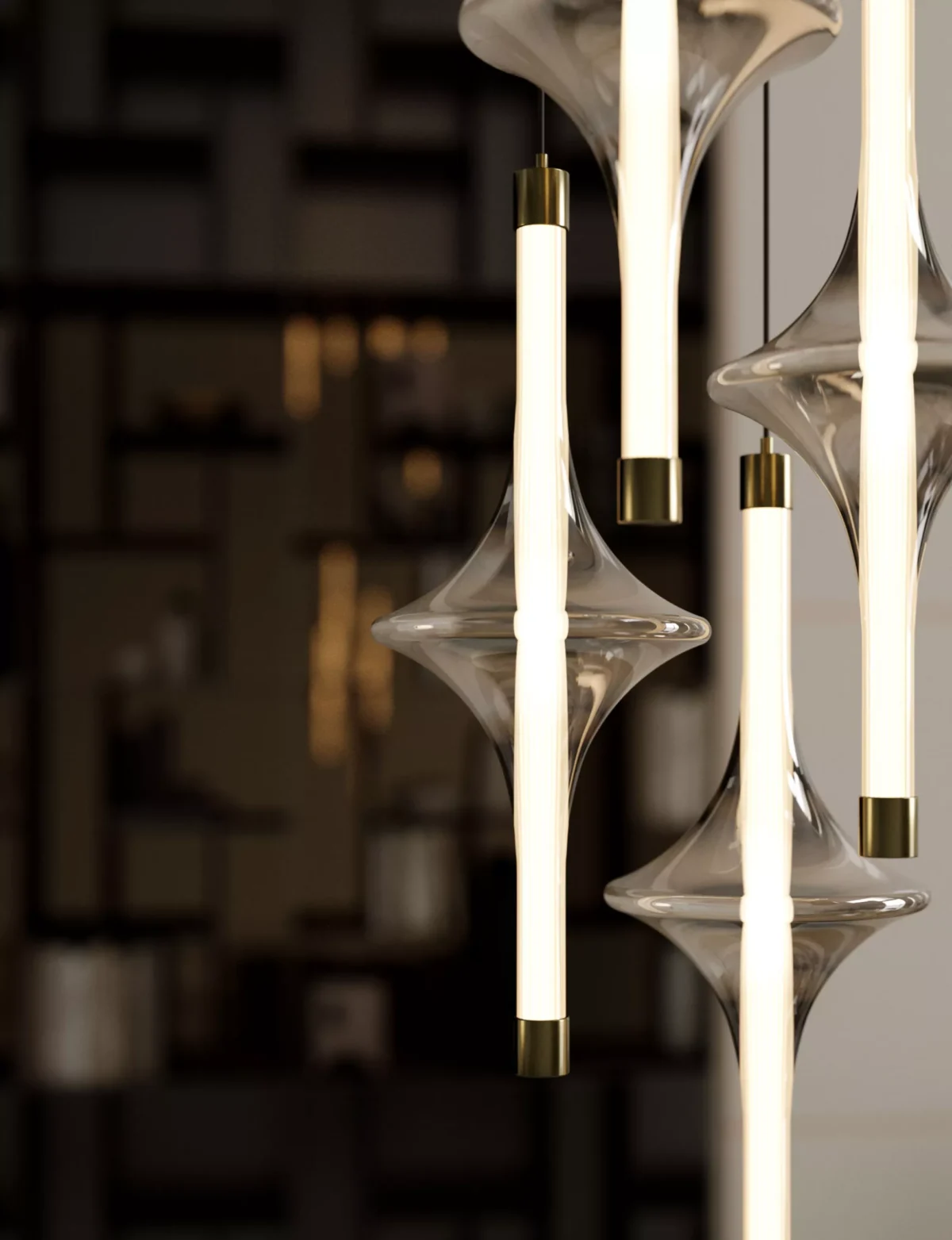 Rain by Bontempi contemporary Italian dining table in Birmingham, Michigan showroom