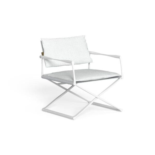 High-end Riviera Director Lounge Chair by Studio Talenti for Talentispa, modern Italian outdoor furniture for Troy, Michigan.
