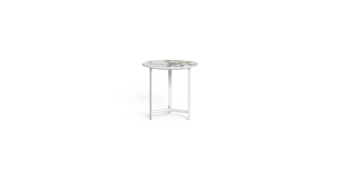 Luxury Italian Riviera D50 round coffee table by Talenti, for Troy, Michigan's refined spaces.