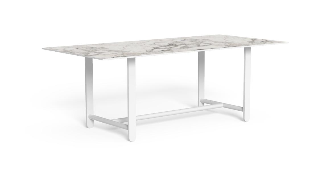 "Modern outdoor dining table Riviera 210×100 by TalentiSpa with sturdy, elegant build."