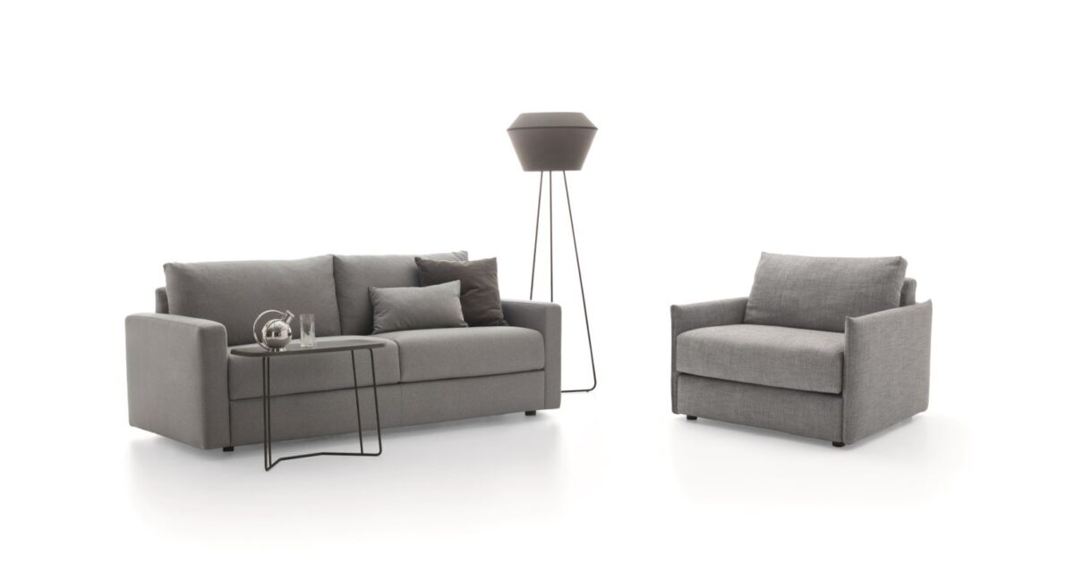 “Modern Freedom 2.0 bed by Ditre Italia – stylish low-profile bed with bold headboard and sleek silhouette”