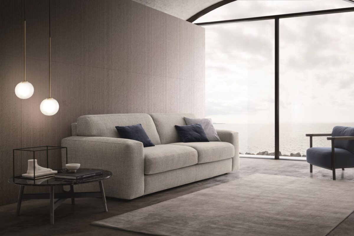 “Ditre Italia ISABEL sofa bed – contemporary convertible sofa with sleek design and practical sleeping function”