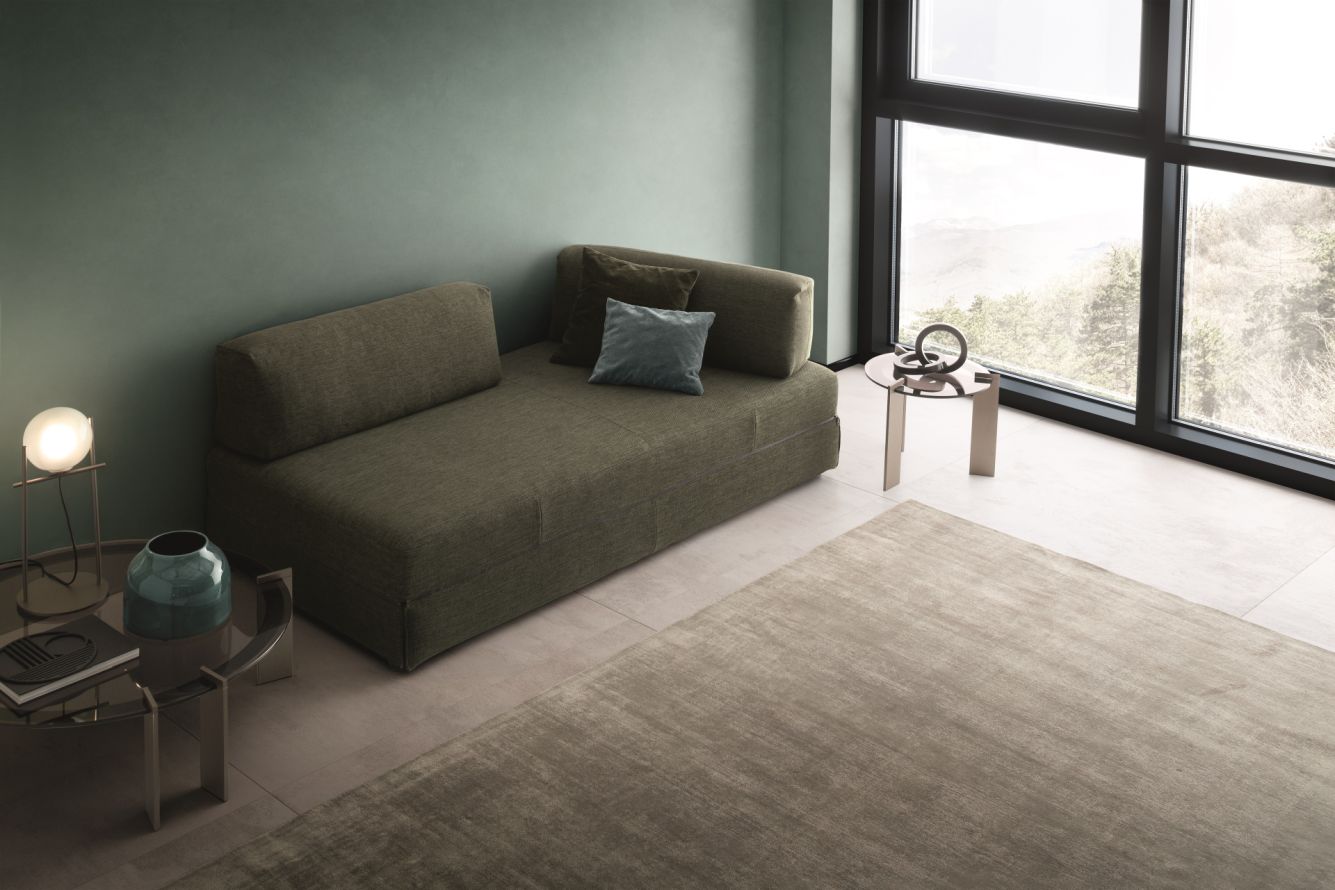 “SANDERS sofa bed by Ditre Italia – modern Italian sectional with integrated pull-out bed and modular design”