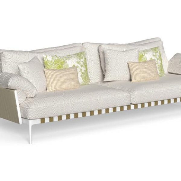High-end Salinas 3-Seater Sofa by Marco Acerbis, modern luxury garden lounge for Royal Oak, Michigan.