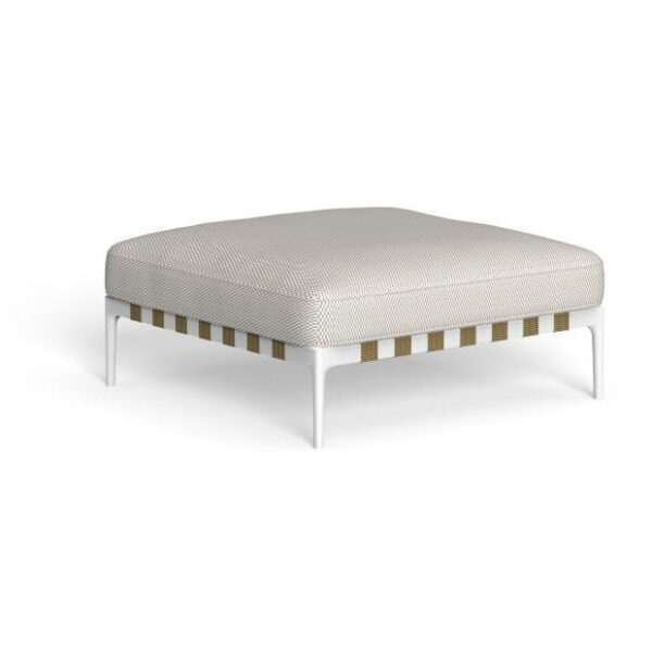"Stylish Salinas Bench with armrests by TalentiSpa adding both comfort and elegance to exterior areas."