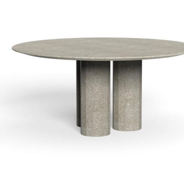 "Salinas D165 concrete table by TalentiSpa ideal for patios, rooftops, or modern garden setups."