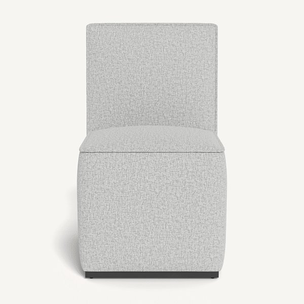 “Santorini Collection outdoor armless dining chair – lightweight and stylish seating for terraces and patios”
