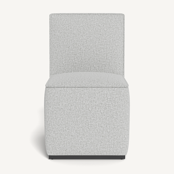 “Santorini Collection outdoor armless dining chair – lightweight and stylish seating for terraces and patios”