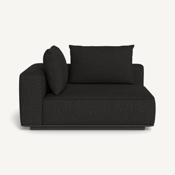 “Harbour Santorini Outdoor Short Return Left – modern left-arm sectional component for compact outdoor layouts”