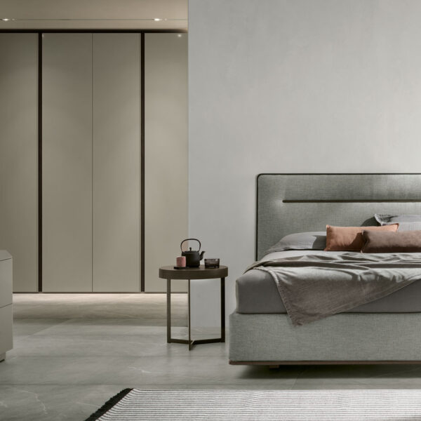 “Dorian sideboard by Tomasella – modern Italian cabinet with sculpted 3D front panels and sleek matte finish”