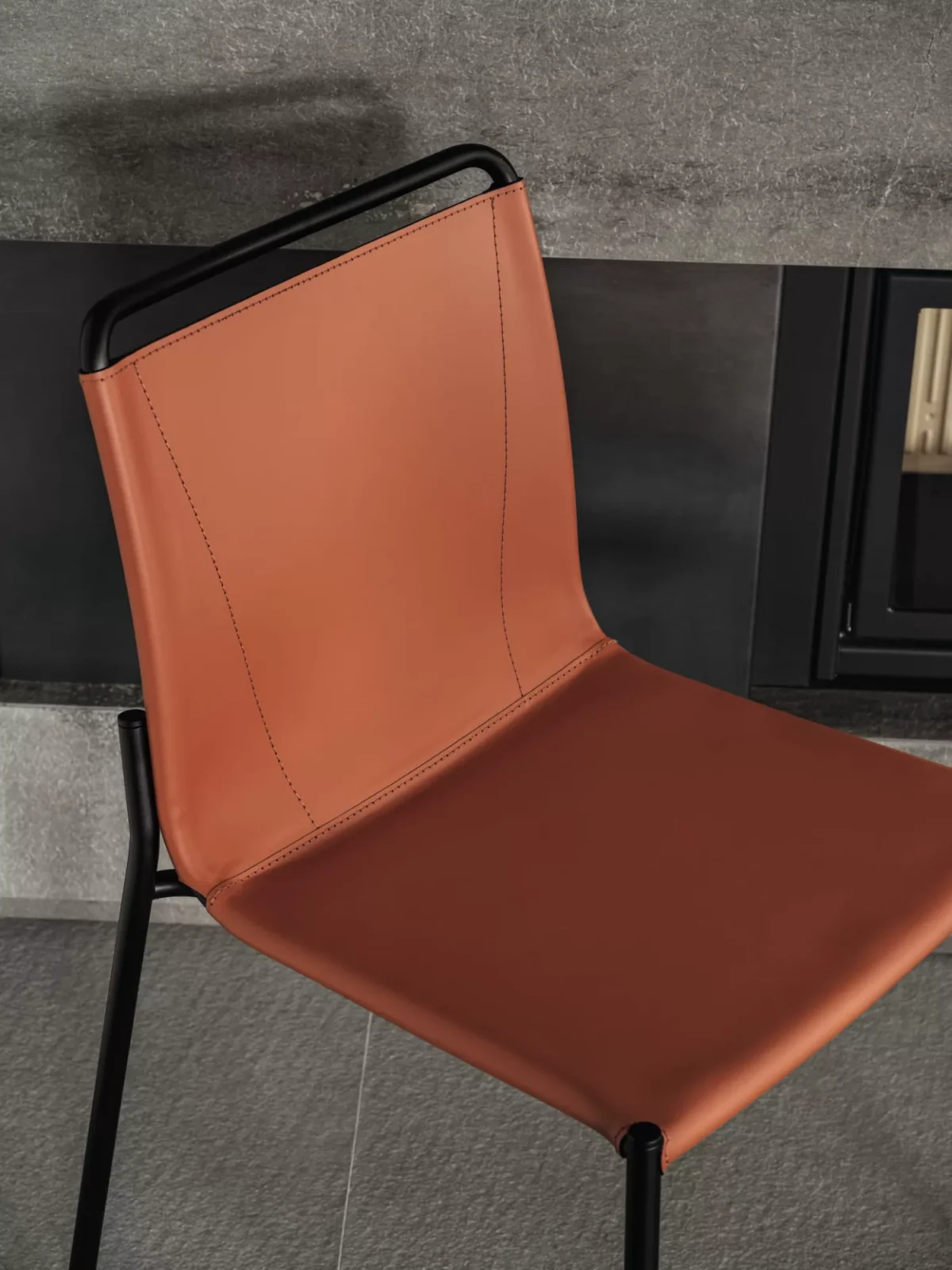 Modern Bontempi Shape table, perfect for a stylish living room in Troy, Michigan.