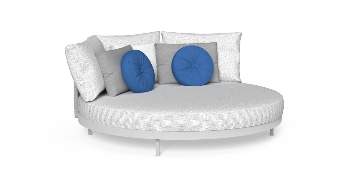 Modern Slam Rope Daybed by Marco Acerbis for Talentispa, high-end Italian outdoor furniture for Royal Oak, Michigan.