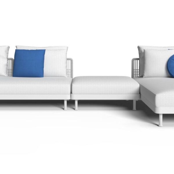 "Luxury Slam//Rope Modular Sofa by TalentiSpa perfect for patios, terraces, and garden lounges."