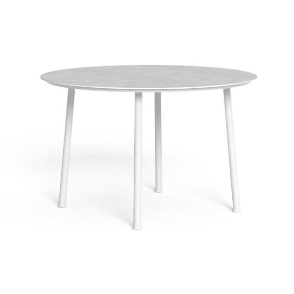 Modern outdoor dining table, d120 by Talenti, Royal Oak, Michigan.