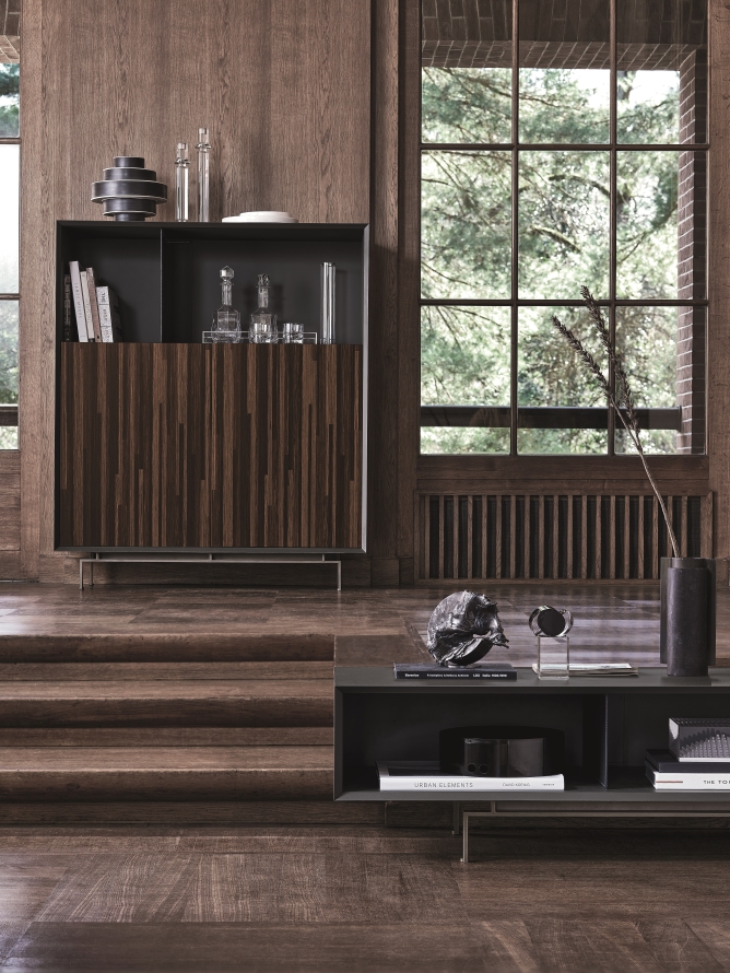 “Eric by Ditre Italia – stylish designer sideboard with low profile and elegant horizontal proportions”
