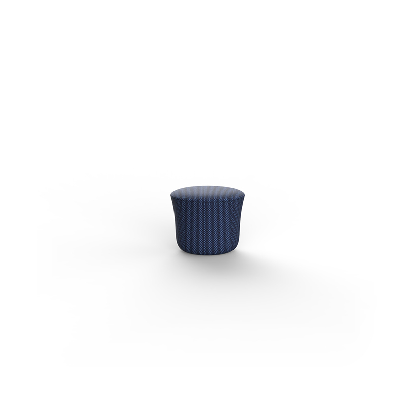 SUAVE Puff by Vondom – luxury outdoor ottoman with soft, rounded form and upholstered comfort