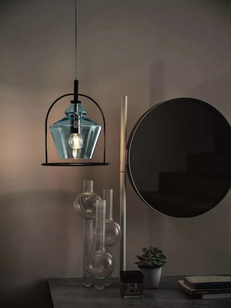 Swing by Bontempi contemporary Italian dining table in Birmingham, Michigan showroom