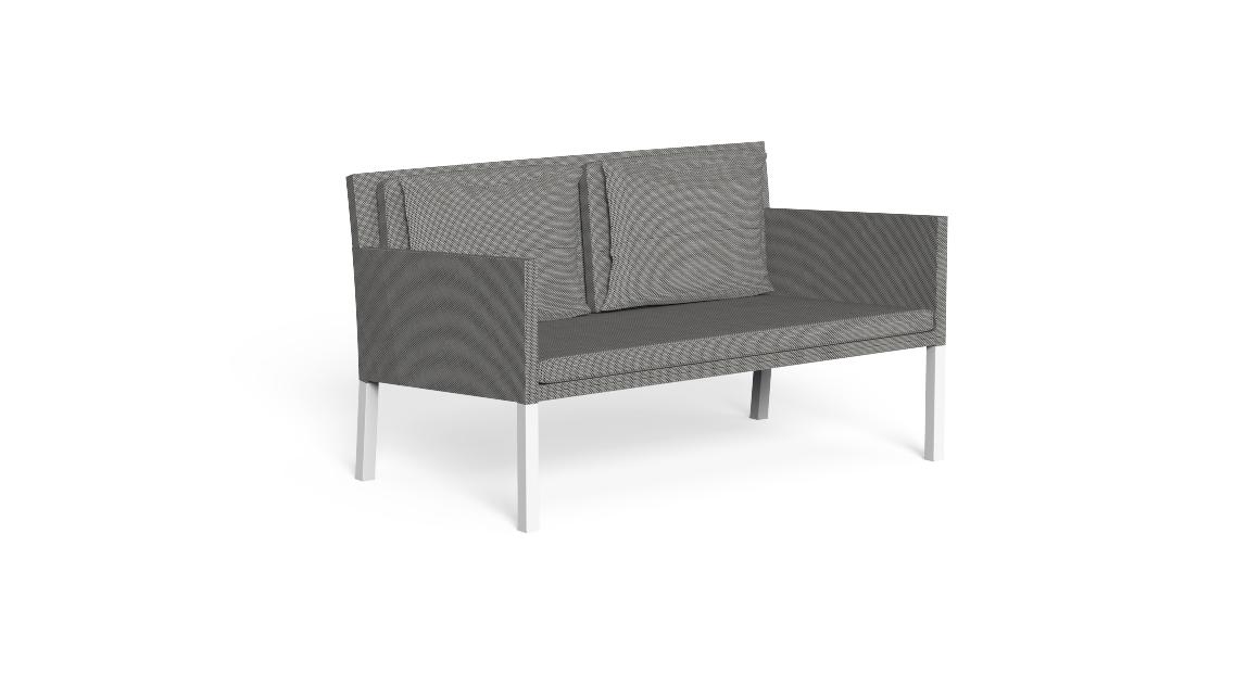 Modern Step Two-seater Sofa by Studio Talenti for Talentispa, high-end Italian outdoor furniture for Royal Oak, Michigan.