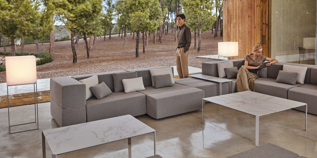 Modern Tablet Coffee Tables by Ramón Esteve for Vondom, high-end Spanish outdoor furniture for Royal Oak, Michigan.