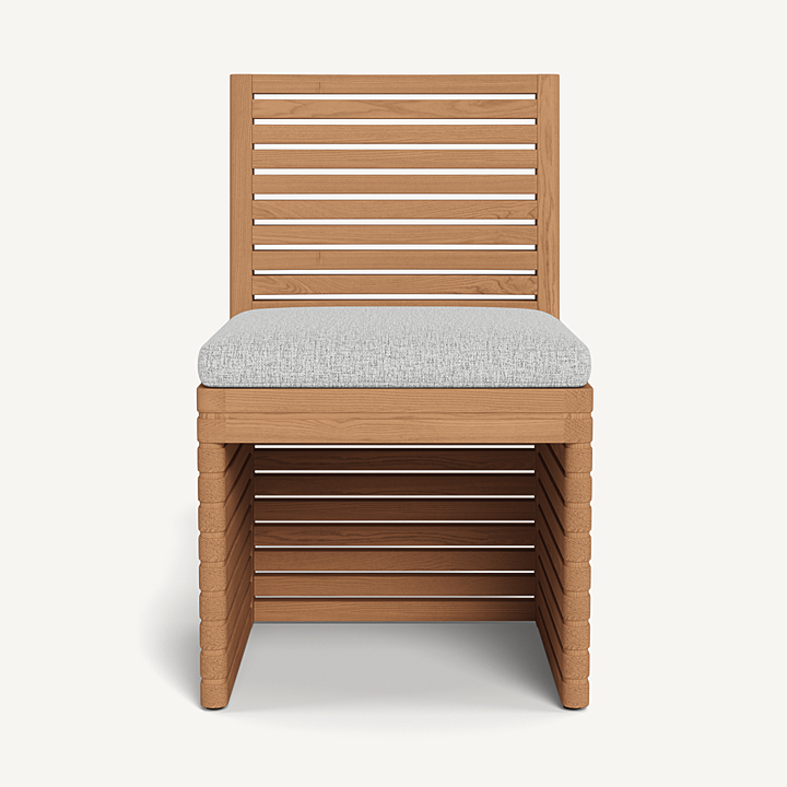 “Tahiti Collection armless dining chair by Harbour – coastal-inspired seating with organic textures”