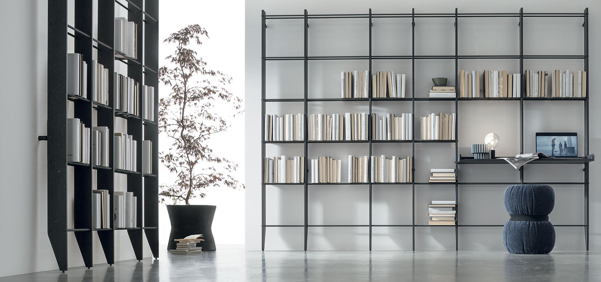 “TIME UNIT_TI 122 by Tomasella – modern Italian wall unit with sleek horizontal layout and integrated shelving”