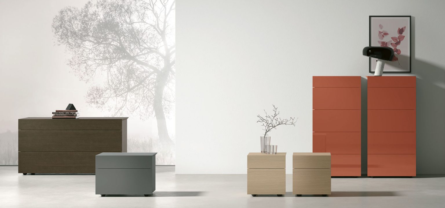 “Pass storage unit by Tomasella – modern Italian dresser with recessed handles and clean, minimalist design”