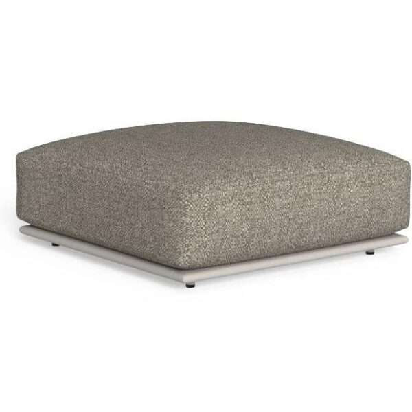 "Versatile Braided Pouf by TalentiSpa offering stylish support in garden or patio settings."