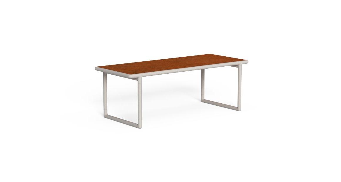 Luxury Italian Tressé side table by Talenti, ideal for adding a touch of elegance to any patio or garden.