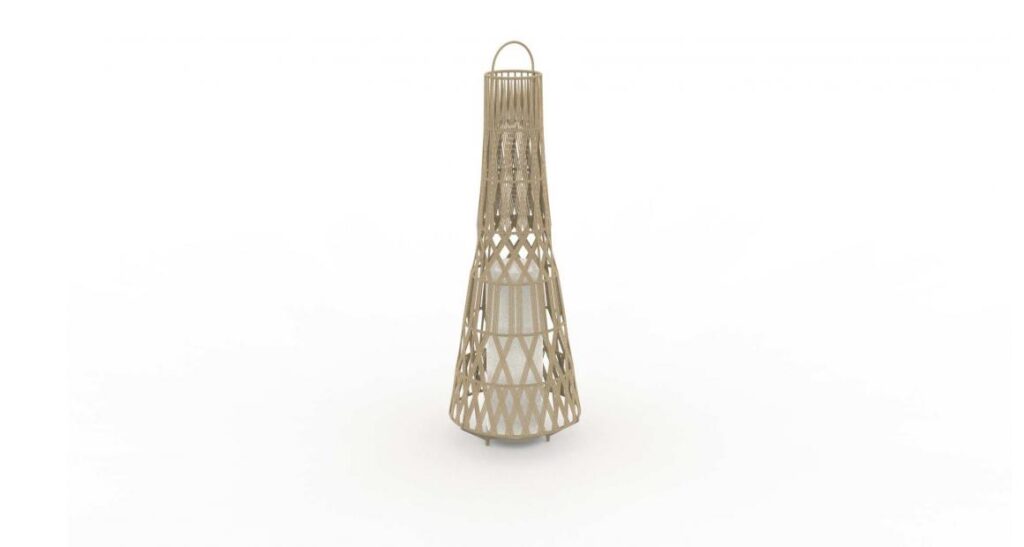 Modern Tribal Big outdoor lamp by Studio Talenti for Talentispa, high-end Italian sculptural lighting for Royal Oak, Michigan.