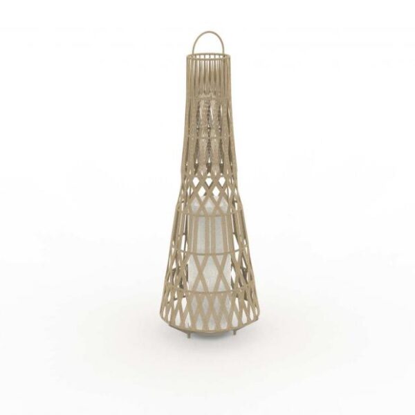 Modern Tribal Big outdoor lamp by Studio Talenti for Talentispa, high-end Italian sculptural lighting for Royal Oak, Michigan.