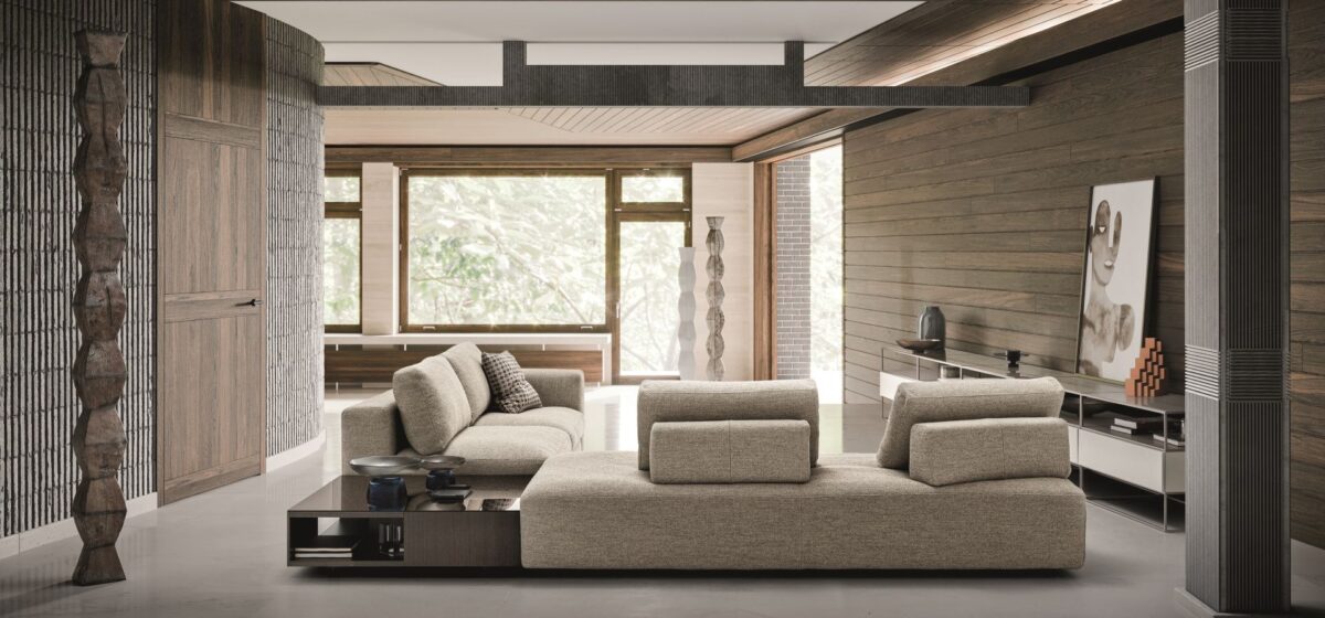 “UNION/URBAN sofa by Ditre Italia – modern Italian modular seating with sleek lines and plush, low-profile design”