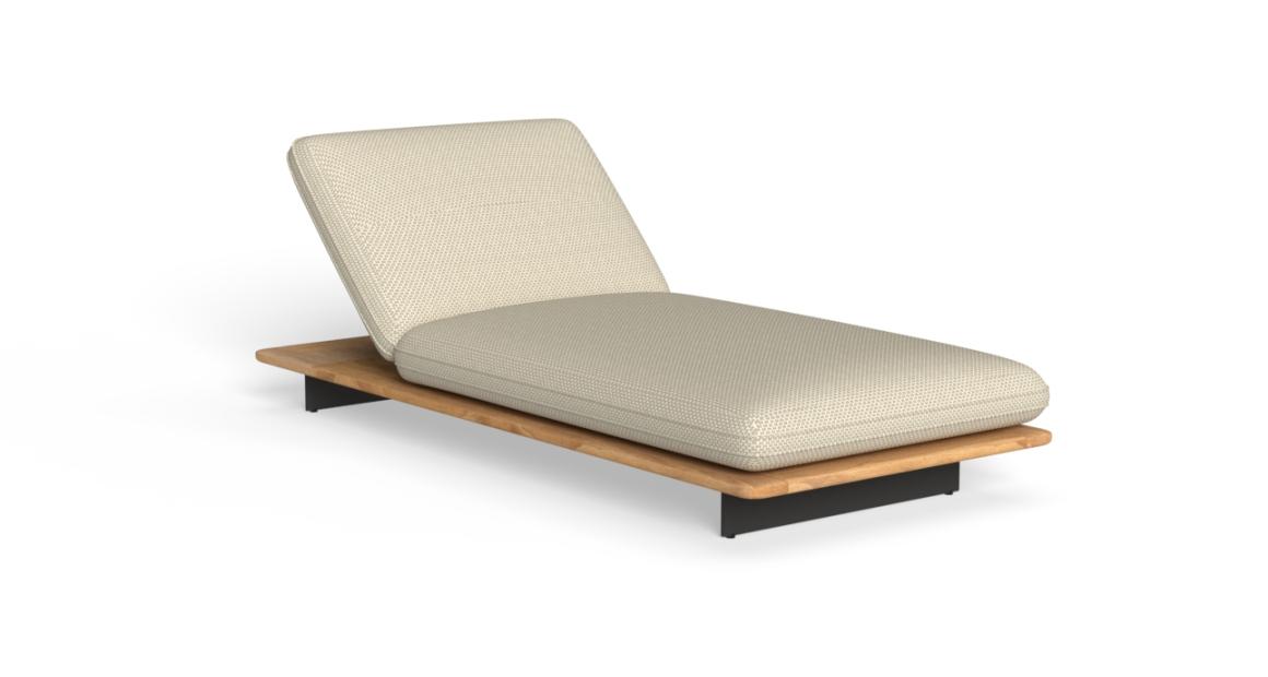 High-end Venice Single / Double Sunbed by Marco Acerbis for Talentispa, modern Italian outdoor furniture for Troy, Michigan.