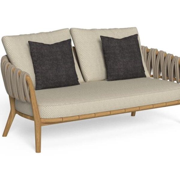 Modern Italian Venice love seat by Talenti, high-end luxury furniture for Birmingham, Michigan.