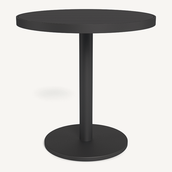 “Vienna 30 inch Round Bistro Table by Harbour – modern outdoor café-style table with minimalist design”