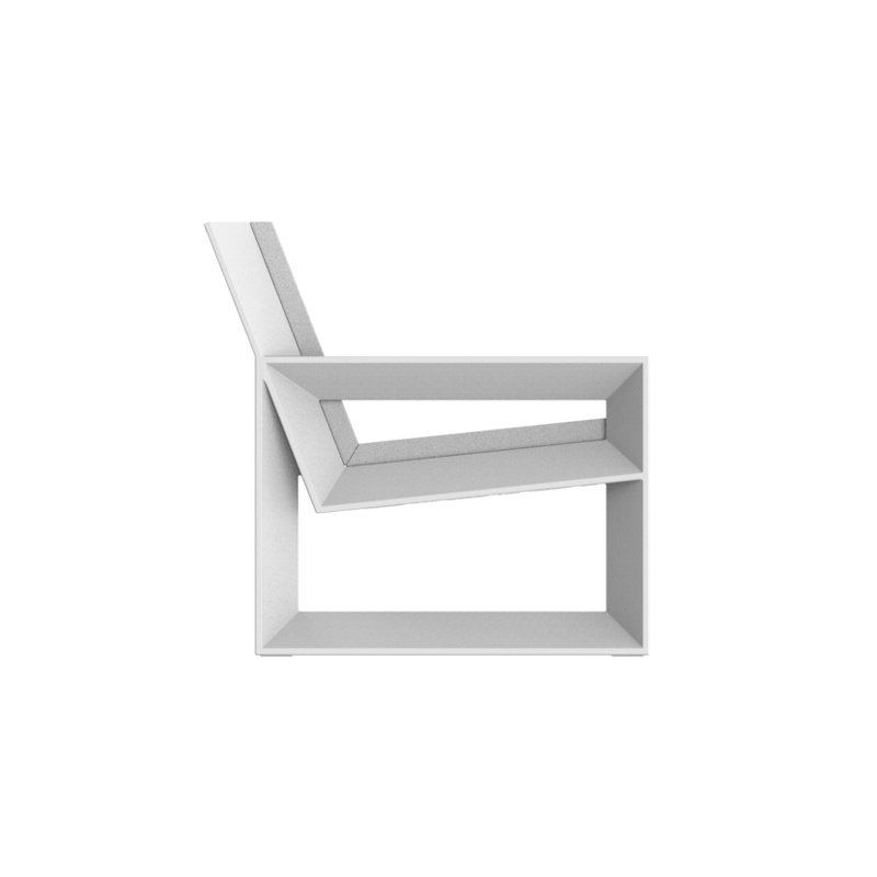 "FRAME lounge chair by Vondom offering a balance of function and refined design."