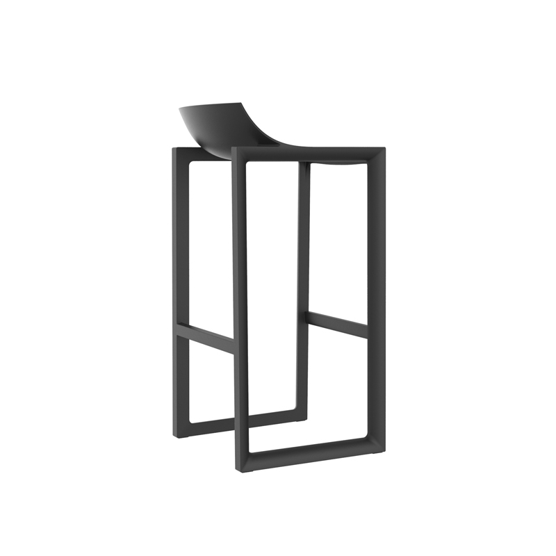 Luxury contemporary Wall Street Stool by Eugeni Quitllet for Vondom, high-end Spanish architectural design for Birmingham, Michigan.