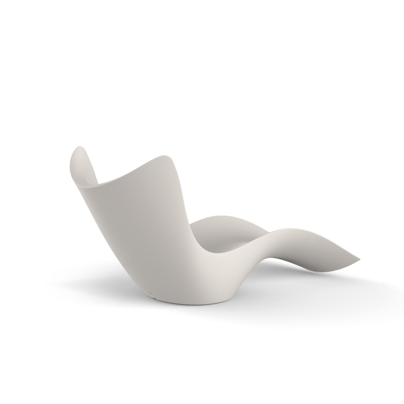 Modern Surf Sun Lounger by Karim Rashid for Vondom, high-end Spanish outdoor furniture for Royal Oak, Michigan.
